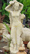 Woman Sculpture in Sandstone